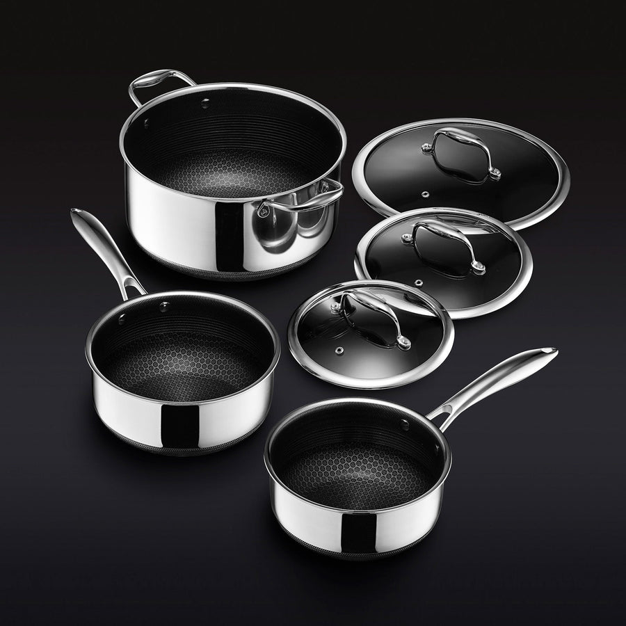 Hybrid Pot Set with Lids, 6-pc V4
