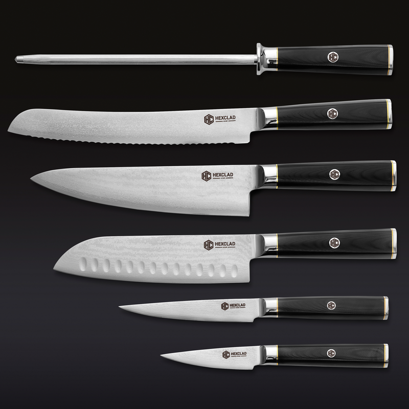 Master Series Damascus Steel Knife Set, 6-pc P7